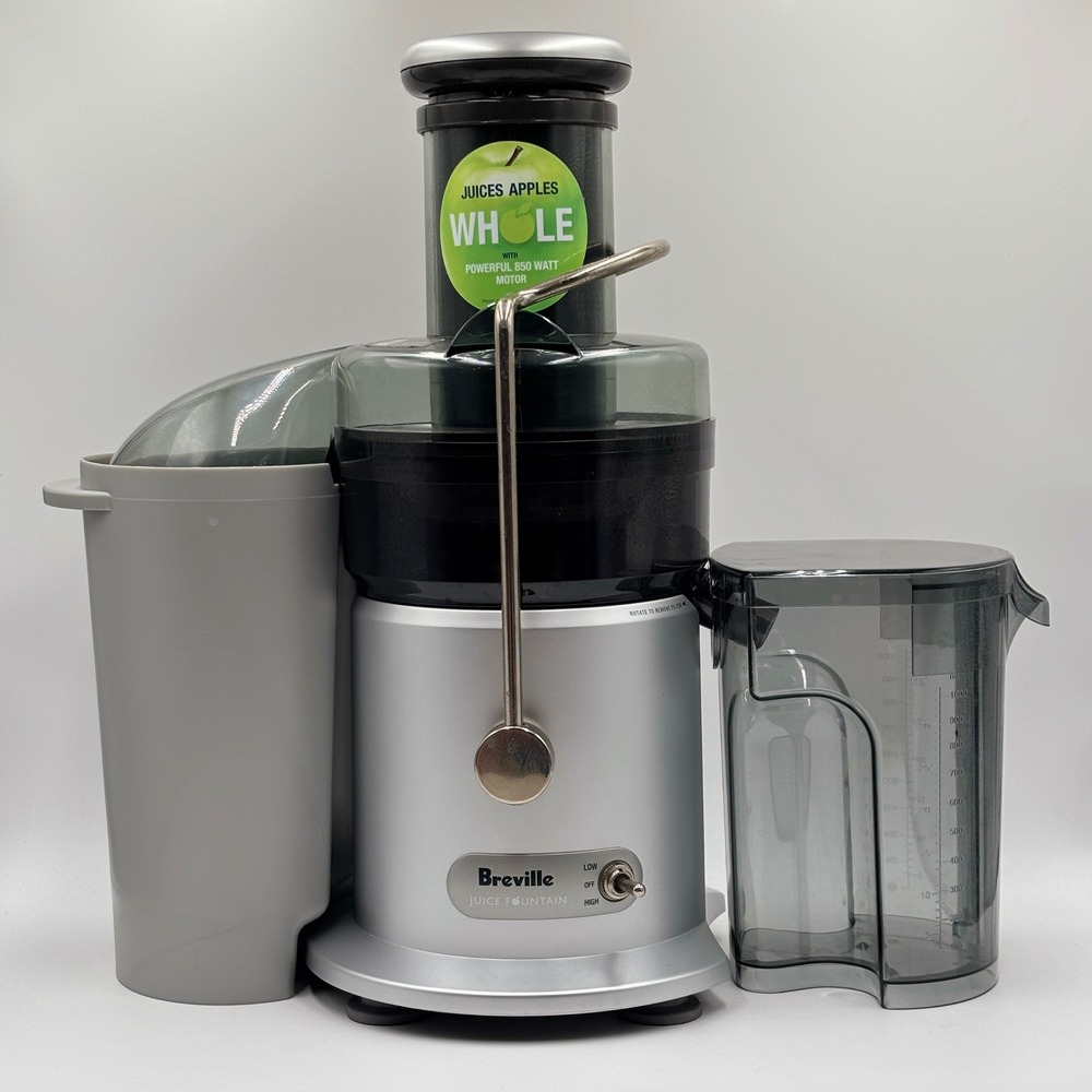 Breville Juice Fountain Plus JE98XL 850W Centrifugal Juicer Silver Black